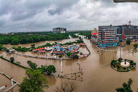 Visuals from the rain-triggered floods in Gujarat | 